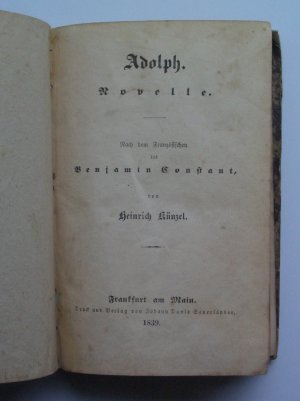 Adolph. Novelle