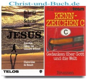 gebrauchtes Buch – Claire-Lise de Benoit – Schritt für Schritt mit Jesus und Kennzeichen C 2 Taschenbücher