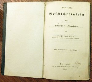 Mnemonische Geschichtstafeln zum Gebrauche für Lehranstalten