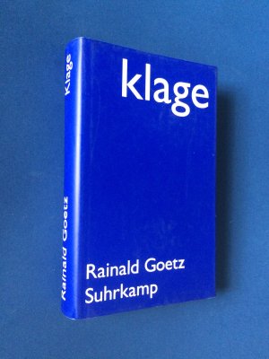 gebrauchtes Buch – Rainald Goetz – Klage