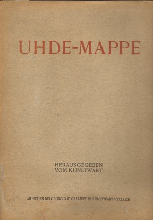 Uhde-Mappe [Fritz von Uhde]