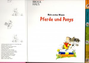 gebrauchtes Buch – Der Kinder Brockhaus - Mein erstes Wissen Pferde und Ponys