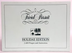 Trivial Pursuit Holiday Edition A2 2400 Fragen 1993 Parker - ab 15 Jahren - für 2 - 36 Spieler