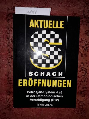 gebrauchtes Buch – Jerzy Konikowski – Aktuelle Schach-Eröffnungen Band 7 Petrosjan-System 4.a3 in der Damenindischen Verteidigung (E12)