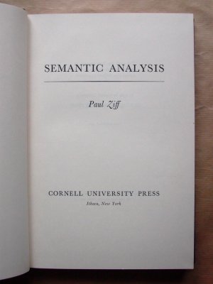 Semantic Analysis.