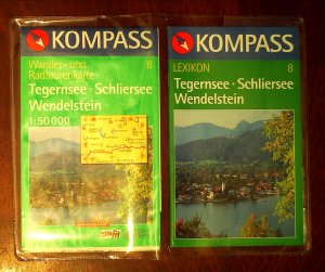 gebrauchtes Buch – Tegernsee - Schliersee -Wendelstein - Wanderkarte mit Aktiv Guide, Radwegen, Skitouren und Loipen. GPS-genau. 1:50000