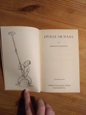 antiquarisches Buch – Heinrich Kallmeyer – Spiele im Haus