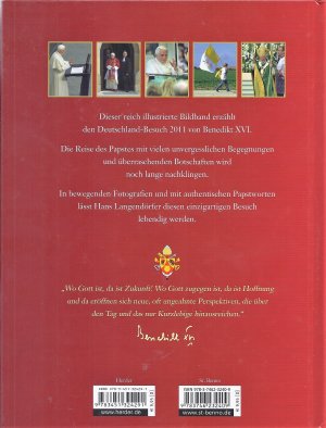 gebrauchtes Buch – Hans Langendörfer – Papst Benedikt in Deutschland - Unvergessliche Begegnungen in Wort und Bild