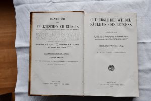 Chirurgie der Wirbelsäule und des Beckens. Handbuch der praktischen Chirurgie. IV. Band.