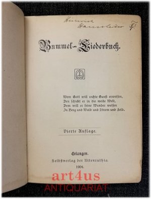 Bummel-Liederbuch