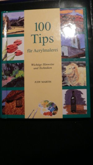 gebrauchtes Buch – Judy Martin – 100 Tips für Acrylmalerei