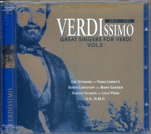 gebrauchter Tonträger – Ebe Stignani,Tina Lemitz – Verdi, VERDISSIMO I - Great Singers For Verdi Vol. 2 - DoppelCD - 2 CD Set