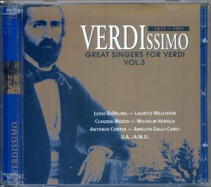 gebrauchter Tonträger – Jussi Björling – Verdi, VERDISSIMO I - Great Singers For Verdi Vol. 3 - DoppelCD - 2 CD Set