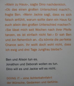 gebrauchtes Buch – Melvin Burgess – Doing it - 321endlichdeins