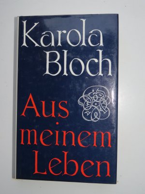 Aus meinem Leben (Ernst Bloch)