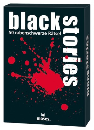 gebrauchtes Spiel – Holger Bösch – Black Stories - 1 - 50 rabenschwarze Rätsel