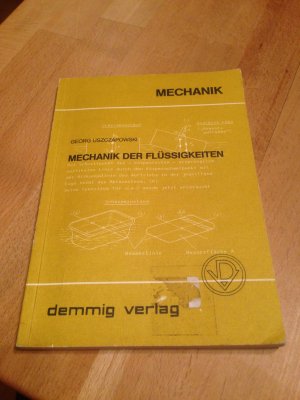 gebrauchtes Buch – Georg Uszczapowski – Grundlagen der Mechanik / Mechanik der Flüssigkeiten