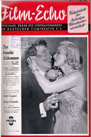 Film - Echo Sammlung gebunden in einem Buch Nr.27 Juli 1952 bis Nr. 51 Dezember 1952 (erscheinung wöchentlich))