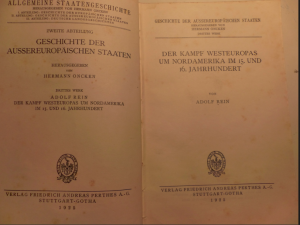 antiquarisches Buch – Adolf Rein – Der Kampf Westeuropas um Nordamerika im 15. und 16. Jahrhundert