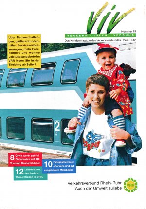 gebrauchtes Buch – Verkehrsverbund Rhein-Ruhr GmbH  – Verkehr, Ideen, Verbund. V I V. Das Kundenmagazin des Verkehrsverbundes Rhein-Ruhr, 15/95