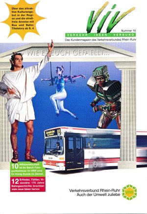 gebrauchtes Buch – Verkehrsverbund Rhein-Ruhr GmbH  – Verkehr, Ideen, Verbund. V I V. Das Kundenmagazin des Verkehrsverbundes Rhein-Ruhr, 16 / 96