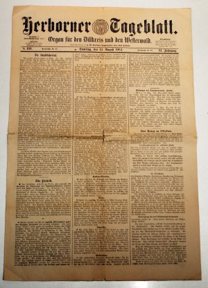 antiquarisches Buch – Herborner Tageblatt 1904