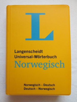 gebrauchtes Buch – Neubearbeitung von Karin Saastadt-Rühl / Bearbeitung der zugrunde liegenden Fassung: Else Helén und Kjel Bjornskau – Langenscheidt: Universal-Wörterbuch - Norwegisch