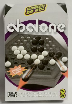 gebrauchtes Spiel – Laurent Levi und Michel Lalet – Abalone Kompakt A8 von Laurent Levi und Michel Lalet 2001 Parker - Hasbro 46541 - ab 7 Jahren - für 2 Spieler - Spieldauer ca. 30 Minuten