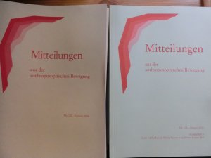 Mitteilungen aus der anthroposophischen Bewegung. KONVOLUT von 26 Heften. Nr. 100 - Ostern 1996, Nr. 101 - Michaeli 1996, Nr 102, 103, 104, 105, 106, […]