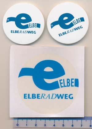 gebrauchtes Buch – Elberadweg - 5 Aufkleber