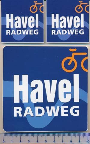 gebrauchtes Buch – Havel-Radweg 4 Aufkleber im Set