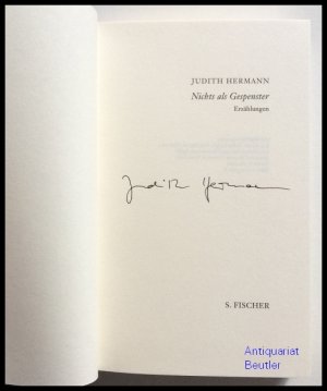 gebrauchtes Buch – Judith Hermann – Nichts als Gespenster. Erzählungen (signiert).