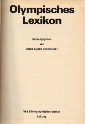 Olympisches Lexikon