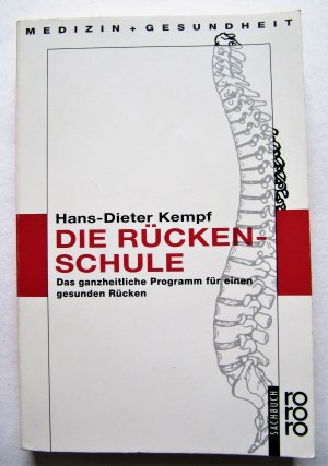 gebrauchtes Buch – Kempf, Hans D – Rückenschule   Die