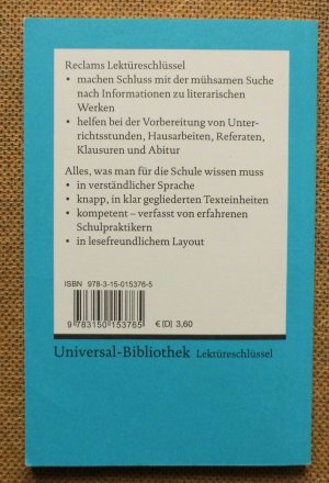 gebrauchtes Buch – Eisenbeis, Manfred  – Lektüreschlüssel zu Joseph Roth: Hiob