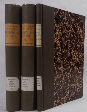 Georg Rudolf Weckherlins Gedichte. 3 Bände: I., II., III. und Supplement-Band