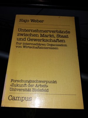 Unternehmerverbände zwischen Markt, Staat und Gewerkschaften - Zur intermediären Organisation von Wirtschaftsinteressen