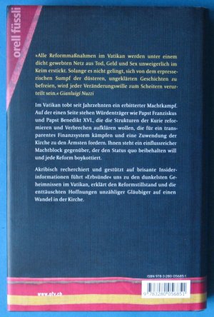 gebrauchtes Buch – Gianluigi Nuzzi – Erbsünde - Papst Franziskus einsamer Kampf gegen Korruption, Gewalt und Erpressung