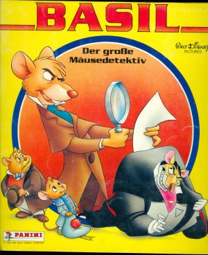 gebrauchtes Buch – Panini Sammelbilder - Album / Sammelbilderalbum – Basil - der große Mäusedetektiv (komplett)