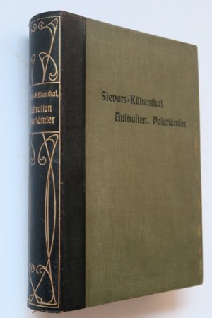 Australien, Ozeanien und Polarländer. 2. Aufl. Leipzig u. Wien, Bibliogr. Inst., 1902. * Mit 14 (10 doppelblattgr.) farb. Karten, 9 chromolith. Taf., […]