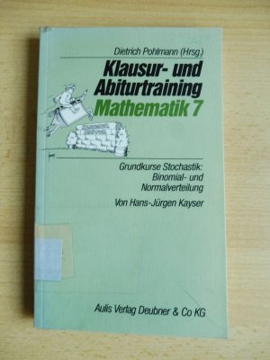 gebrauchtes Buch – Kayser, Hans J – Grundkurse Stochastik: Binomial- und Normalverteilung