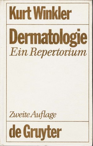 gebrauchtes Buch – Kurt Winkler – Dermatologie - ein Repertorium