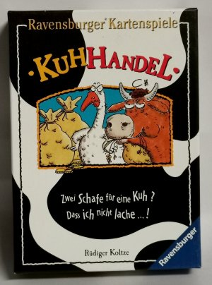 gebrauchtes Spiel – Rüdiger Koltze – Kuhhandel A5 Kartenspiel 2005 Ravensburger Spiele - für 3 - 5 Spieler - ab 10 Jahren - Spieldauer ca 45 Minuten