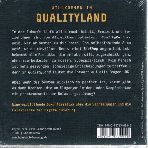 neues Hörbuch – Marc-Uwe Kling – QualityLand - 7 CDs