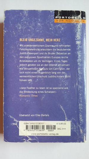 gebrauchtes Buch – Jane Feather – Bleib ungezähmt, mein Herz