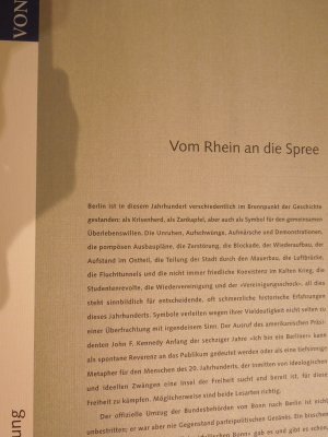 Vom Rhein an die Spree. Deutschlands Hauptstadt zieht um - Vontobel- Stiftung