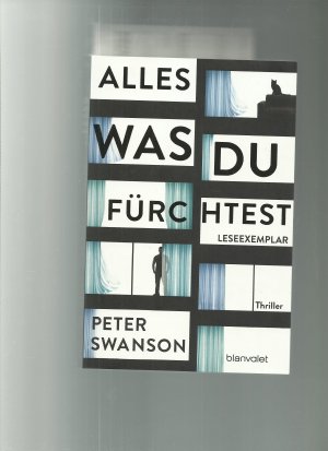 gebrauchtes Buch – Peter Swanson – Alles, was du fürchtest