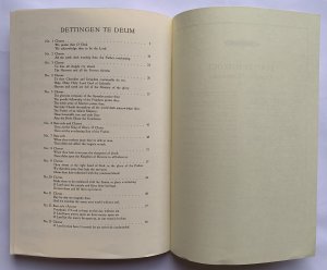 antiquarisches Buch – HÄNDEL – DETTINGER  TE DEUM