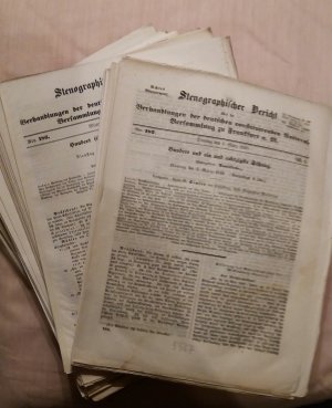 Stenographischer Bericht über die Verhandlungen der deutschen constituierenden Nationalversammlung zu Frankfurt a.M. • (Sitzungen 156-209)