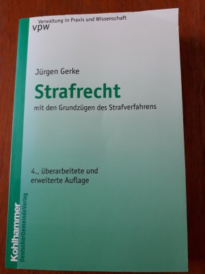 gebrauchtes Buch – Jürgen Gerke – Strafrecht - mit den Grundzügen des Strafverfahrens